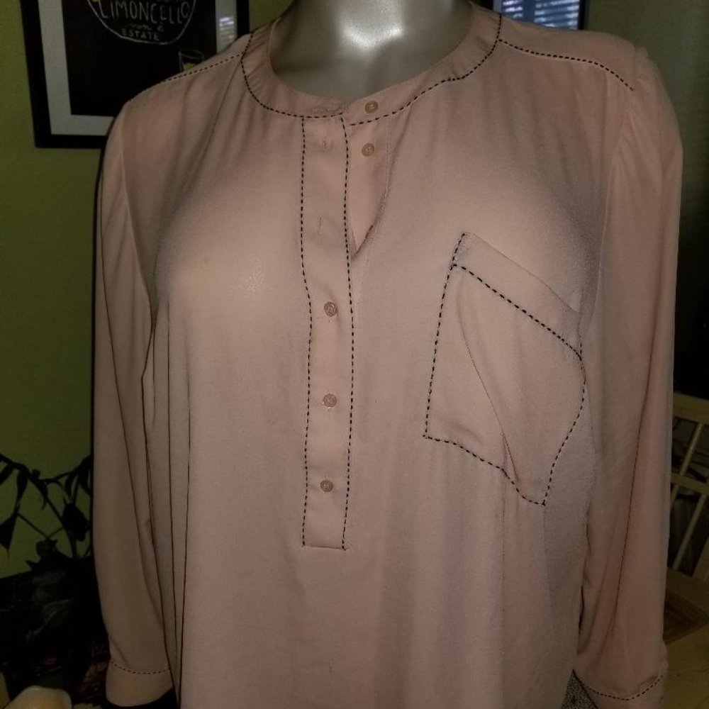 Lane Bryant Pink Blouse